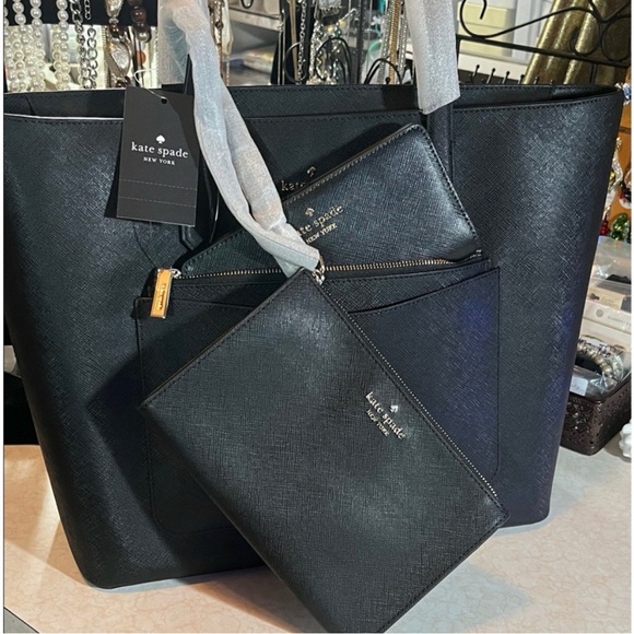 Kate Spade Tote Wallet Makeup & Accessory Bag! A Great Collection! - Picture 7 of 15